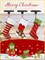 Christmas Stocking Holder, 8 Packs Mantel Stocking Hangers Fireplace Stocking Holders Bases for Christmas Decorations (Black)
